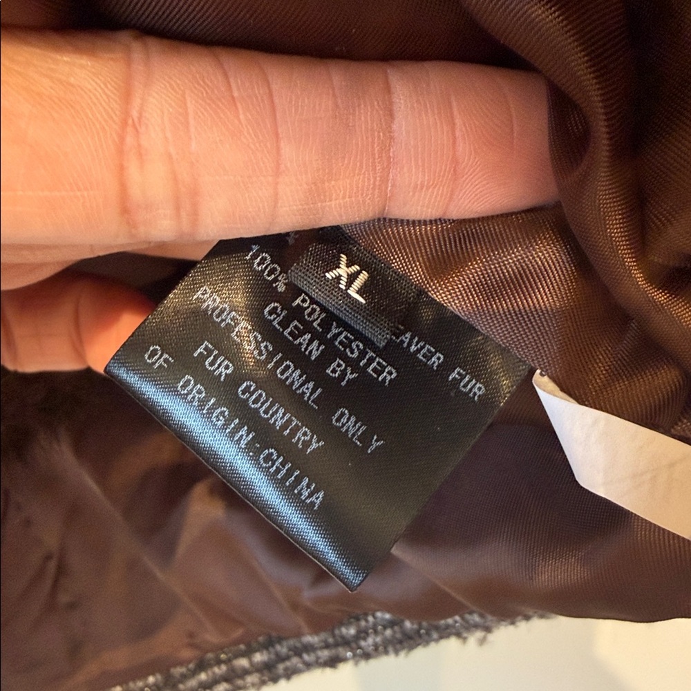 Linda Richards Beaver Jacket Xlarge - Picture 3 of 6